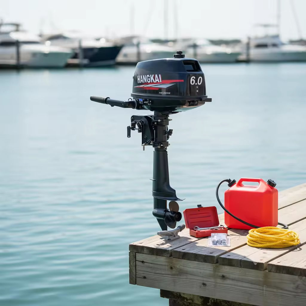 Motori Fuoribordo HANGKAI 6HP  - Fishing Boat Outboard Motor recensione e prezzo